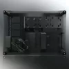 RAIJINTEK Paean caixa de PC de secretária – preto transparente, ATX/Micro-ATX/Mini-ITX, 4x USB 3.2 Gen1, 3x3,5 polegadas + 3x2,5 polegadas baías