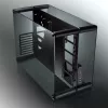 RAIJINTEK Paean caixa de PC de secretária – preto transparente, ATX/Micro-ATX/Mini-ITX, 4x USB 3.2 Gen1, 3x3,5 polegadas + 3x2,5 polegadas baías