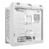 Caixa de PC ASUS ROG Strix Helios II Midi Tower branco — suporta EATX/ATX/Micro-ATX/Mini-ITX, 3x140mm frente + 1x140mm traseira, 2×3,5 polegadas + 4×2,5 polegadas baías, vidro temperado