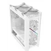 Caixa de PC ASUS ROG Strix Helios II Midi Tower branco — suporta EATX/ATX/Micro-ATX/Mini-ITX, 3x140mm frente + 1x140mm traseira, 2×3,5 polegadas + 4×2,5 polegadas baías, vidro temperado
