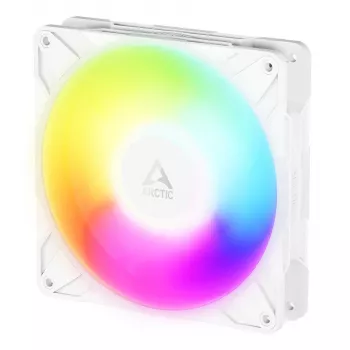 Ventoinha 140 mm Arctic Freezer P14 Pro Reverse A-RGB (branco) — 166,5 m³/h, 5,1 mmH₂O, FDB, PWM, cabo divisor