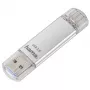 Pen USB Hama C-Laeta 128 GB USB Type-A / USB Type-C 3.2 Gen 1 (3.1 Gen 1) prateado