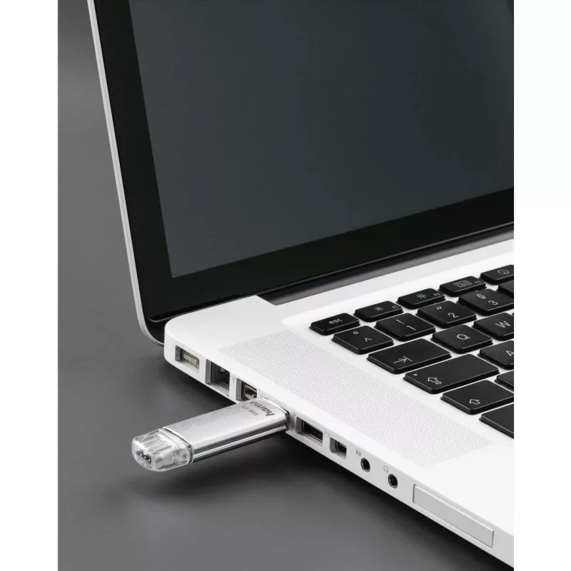 Pen USB Hama C-Laeta 128 GB USB Type-A / USB Type-C 3.2 Gen 1 (3.1 Gen 1) prateado