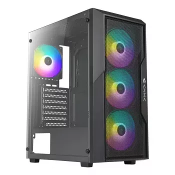 Caixa de PC Azza Fighter Midi Tower preto