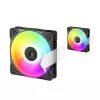 Ventoinha de caixa 140 mm Arctic Freezer P14 Pro Reverse A-RGB — PWM, 140 mm, 166,5 m³/h, 5,1 mmH2O, FDB, preto