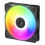 Ventoinha de caixa 140 mm Arctic Freezer P14 Pro Reverse A-RGB — PWM, 140 mm, 166,5 m³/h, 5,1 mmH2O, FDB, preto
