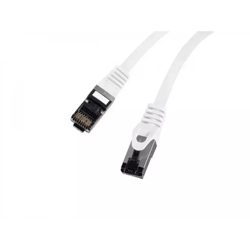 LANBERG cabo de rede Cat8.1 S/FTP (S-STP) RJ-45 para RJ-45 branco 0,5 m