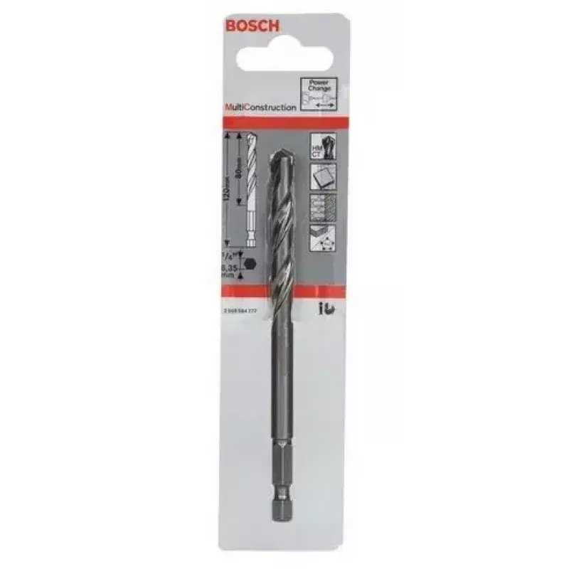 Broca piloto Bosch carboneto de tungsténio 2608584777