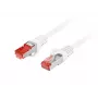 Cabo de rede LANBERG PCF6-10CU-0050-W Cat6 S/FTP (S-STP) Branco 0,5 m RJ-45–RJ-45