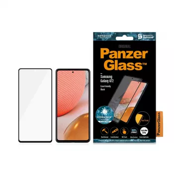 Vidro protetor de ecrã PanzerGlass Samsung Galaxy A72 resistente a riscos e choques