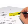 Marcador de livro Sigel HN610 marcador de livro flexível azul verde laranja violeta amarelo