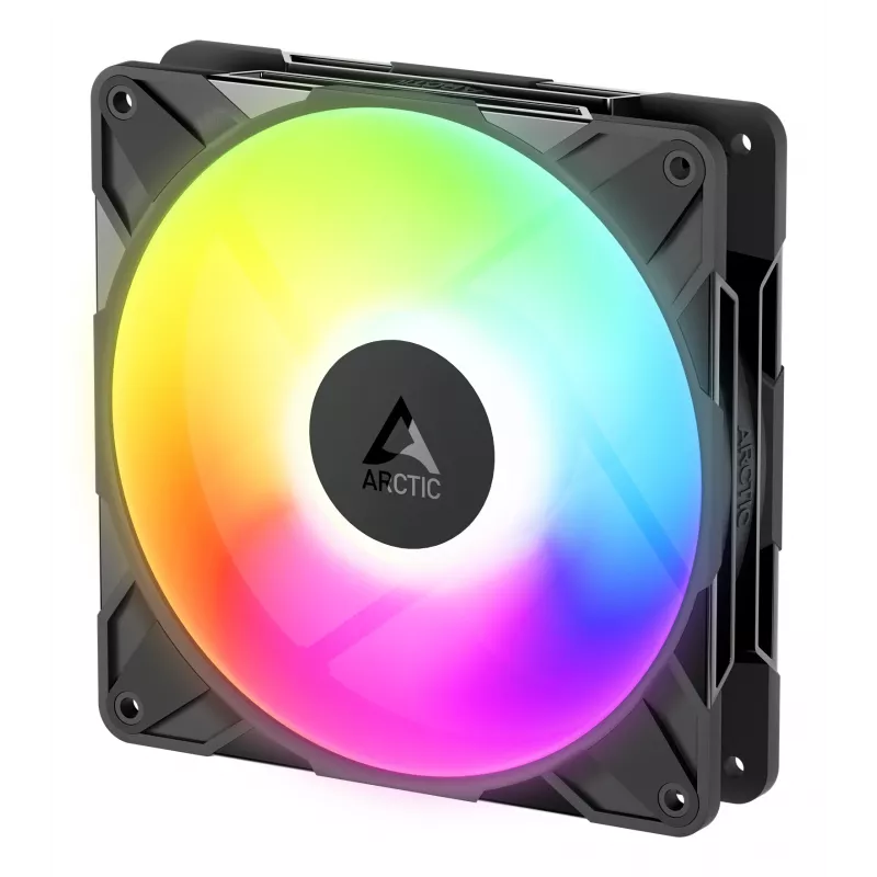 ARCTIC Freezer P14 Pro Reverse A-RGB - pack de 3 - ventoinha A-RGB PWM de 140 mm com distribuidor de cabos
