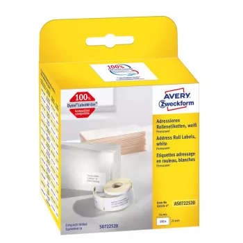 Etiquetas autocolantes Avery AS0722520