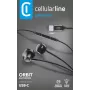 Cellularline ORBIT Auscultadores intra-auriculares estéreo com microfone e controlo remoto