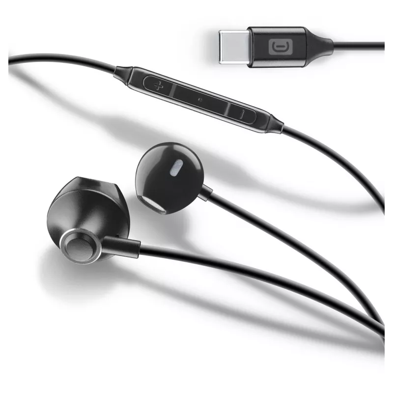 Cellularline ORBIT Auscultadores intra-auriculares estéreo com microfone e controlo remoto