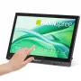 HANNspree HT165HPB Monitor tátil LCD IPS Full HD de 39,6 cm (15,6 polegadas) 1920×1080, 15 ms, VESA, Altifalantes, Preto