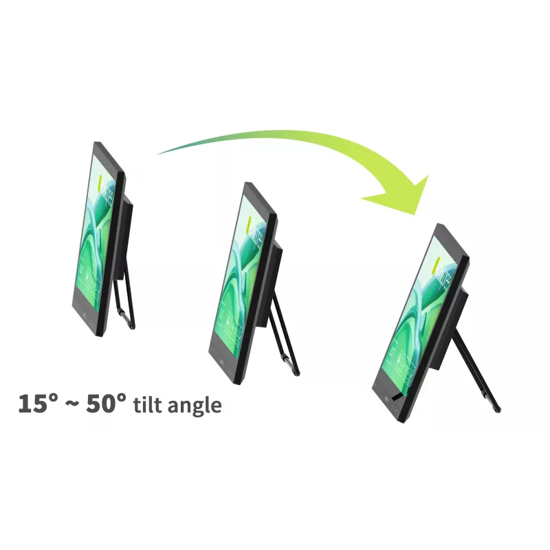 HANNspree HT165HPB Monitor tátil LCD IPS Full HD de 39,6 cm (15,6 polegadas) 1920×1080, 15 ms, VESA, Altifalantes, Preto