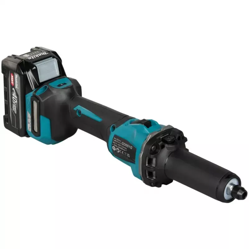 Rebarbadora reta a bateria Makita GD001GZ XGT 40V (apenas corpo, preto/azul)
