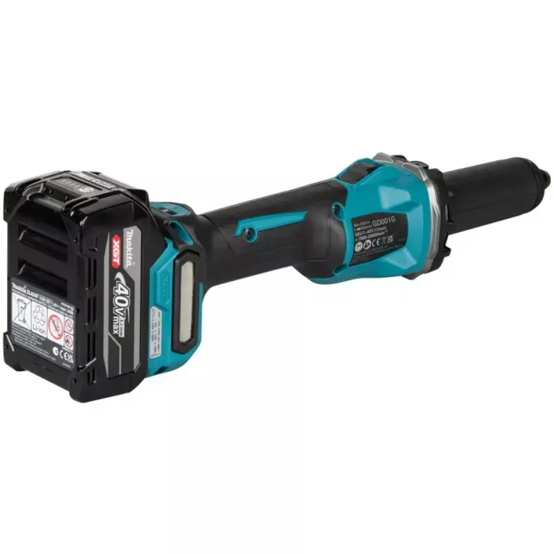 Rebarbadora reta a bateria Makita GD001GZ XGT 40V (apenas corpo, preto/azul)