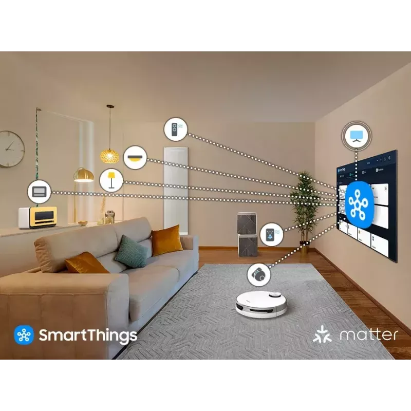 TV Samsung QE85QN85DBTXXH 2,16 m (85 polegadas) 4K Ultra HD Smart TV Wi-Fi prateado