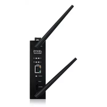 Ponto de acesso wireless Zyxel IAP500BE — dupla banda 2.4/5 GHz, 5012 Mbit/s, PoE, 1×RJ-45, antenas externas, preto