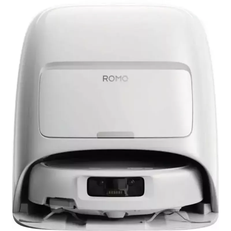 Aspirador robô e mopa DJI ROMO S (versão com depósito de água) — branco, 4,4 kg, 0,26 L de pó, depósitos de 4 L de água limpa / 3,2 L de água suja, 5000 mAh