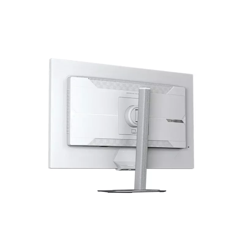Monitor gaming 27 polegadas GIGABYTE M27UP ICE 4K UHD — 3840×2160, modo duplo 4K 160 Hz / FHD 320 Hz, 1 ms, 350 cd/m², HDMI 2.1, DP 1.4