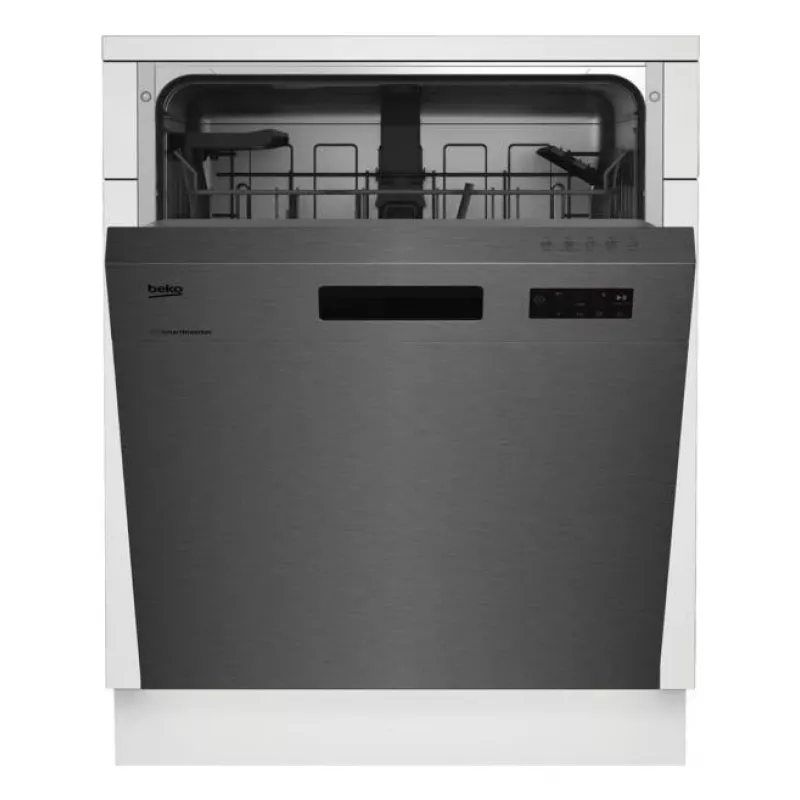 Máquina de lavar loiça semi-integrada Beko BDUN16440X, 14 conjuntos de louça