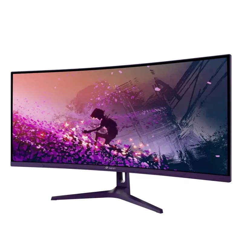 Monitor curvo Arozzi Nova 34 polegadas (86,4 cm) 3440 x 1440 LED 21:9 1 ms roxo