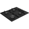 Placa de cozinha a gás encastrada Beko HIBG64120SB, 4 zonas, controlo mecânico