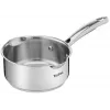 Conjunto de panelas Tefal Duetto+ G719S7, aço inoxidável, 7 peças (caçarolas com cabo Ø16/20/24 cm, panela de brasear Ø16 cm), indução, tampas, resistente ao forno até 250°C