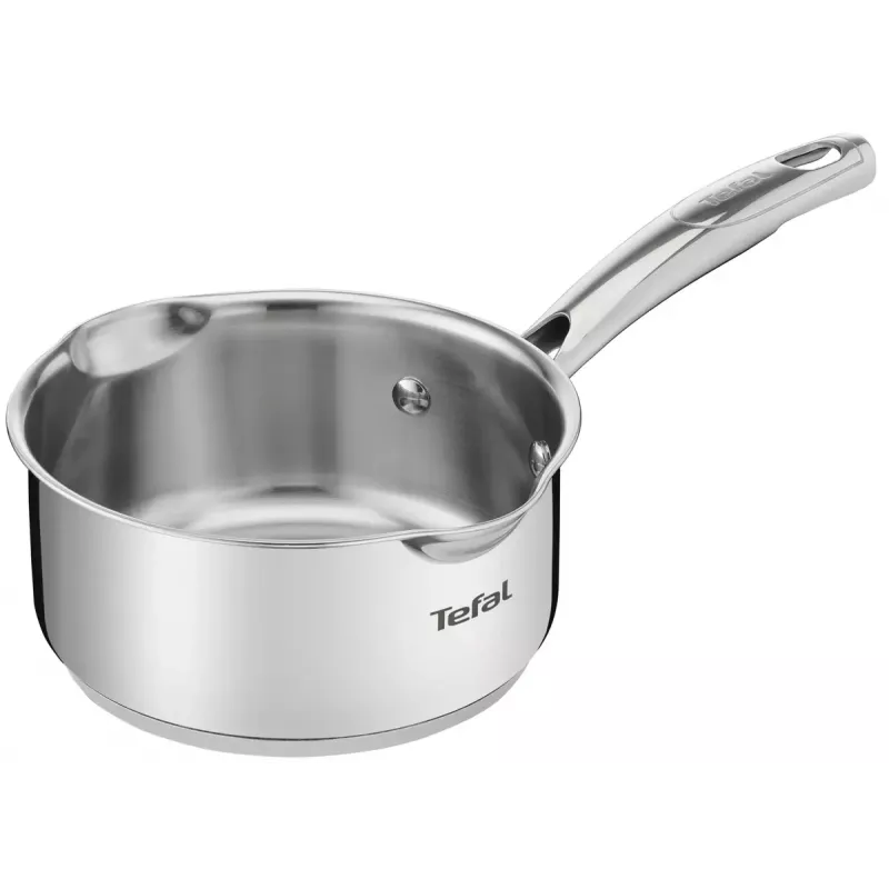 Conjunto de panelas Tefal Duetto+ G719S7, aço inoxidável, 7 peças (caçarolas com cabo Ø16/20/24 cm, panela de brasear Ø16 cm), indução, tampas, resistente ao forno até 250°C