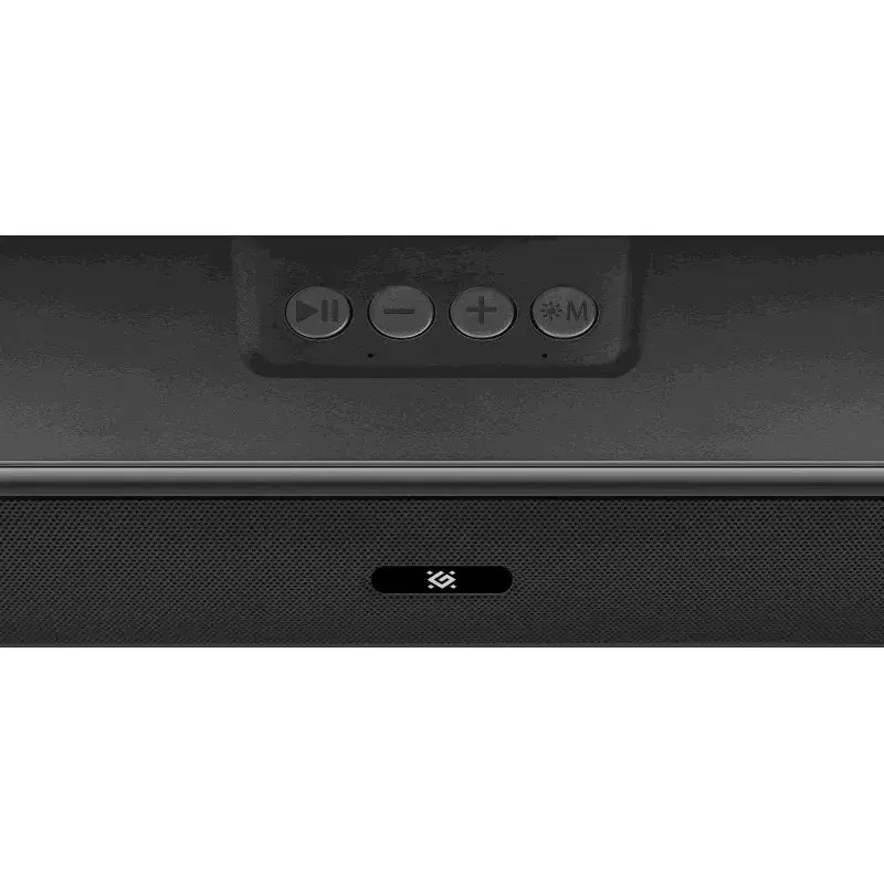 Barra de som Bluetooth DEFENDER Z2, Bluetooth 5.3 (LE Audio), 16 W RMS, 100–20000 Hz, função de carregamento USB, preto