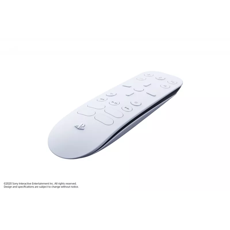 Sony Media Remote, consola de jogos, TV, IR sem fios, botões, branco