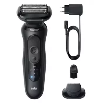 Aparador de barba Braun Series 5 52-N1200S preto bateria de iões de lítio