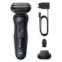 Aparador de barba Braun Series 5 52-N1200S preto bateria de iões de lítio
