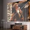 Projetor HISENSE PT1 3D Smart-TV, nativo 16:9, Wi‑Fi e Ethernet, HDR (HLG), HDMI 2.0/2.1, preto