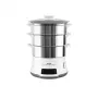 Tefal Convenient Series Deluxe VC502D vaporizador 3 cestos bancada 900 W aço inoxidável, branco