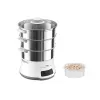 Tefal Convenient Series Deluxe VC502D vaporizador 3 cestos bancada 900 W aço inoxidável, branco