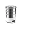 Tefal Convenient Series Deluxe VC502D vaporizador 3 cestos bancada 900 W aço inoxidável, branco