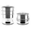 Tefal Convenient Series Deluxe VC502D vaporizador 3 cestos bancada 900 W aço inoxidável, branco