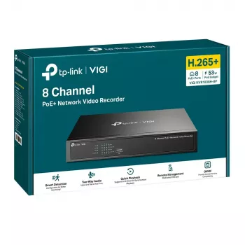 Gravador de vídeo em rede TP-Link VIGI NVR1008H-8P