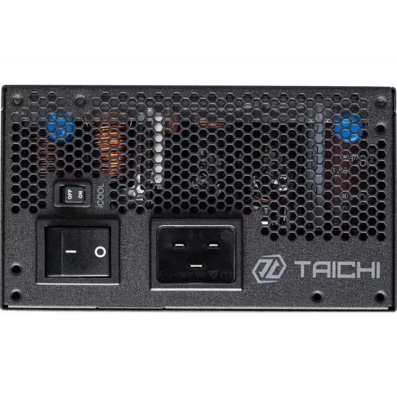 Fonte de alimentação ASROCK Taichi TC-1650T 1650 W 20+4-Pin ATX 80 PLUS Titanium, ventoinha 135 mm, preto