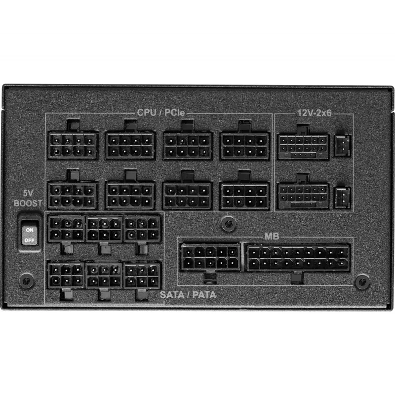 Fonte de alimentação ASROCK Taichi TC-1650T 1650 W 20+4-Pin ATX 80 PLUS Titanium, ventoinha 135 mm, preto