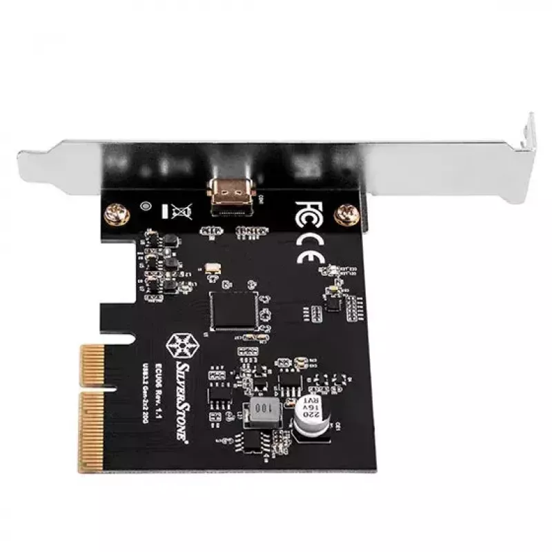 Silverstone ECU06 adaptador USB 3.2 Gen 2 interno PCIe Low-Profile