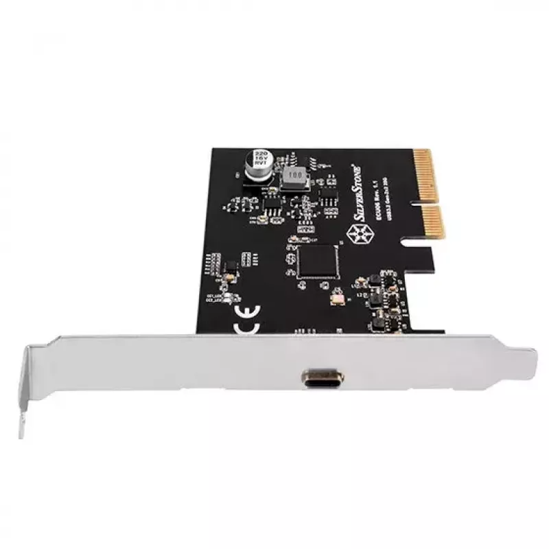 Silverstone ECU06 adaptador USB 3.2 Gen 2 interno PCIe Low-Profile