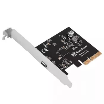 Silverstone ECU06 adaptador USB 3.2 Gen 2 interno PCIe Low-Profile