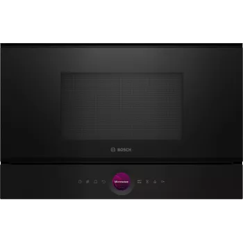 Bosch Serie 8 BFR7221B1 micro-ondas preto micro-ondas solo encastrável 21 L 900 W