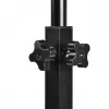 Suporte de mesa portátil móvel e ajustável em altura MACLEAN MC-121 B – altura, inclinação e rodas ajustáveis, carga de 30 kg, preto