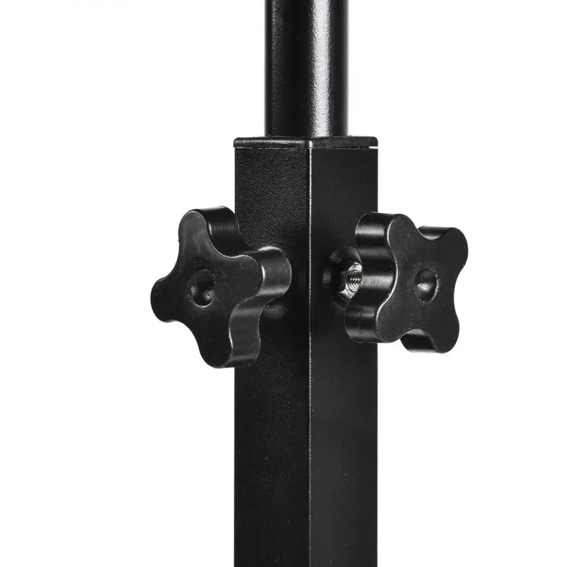Suporte de mesa portátil móvel e ajustável em altura MACLEAN MC-121 B – altura, inclinação e rodas ajustáveis, carga de 30 kg, preto